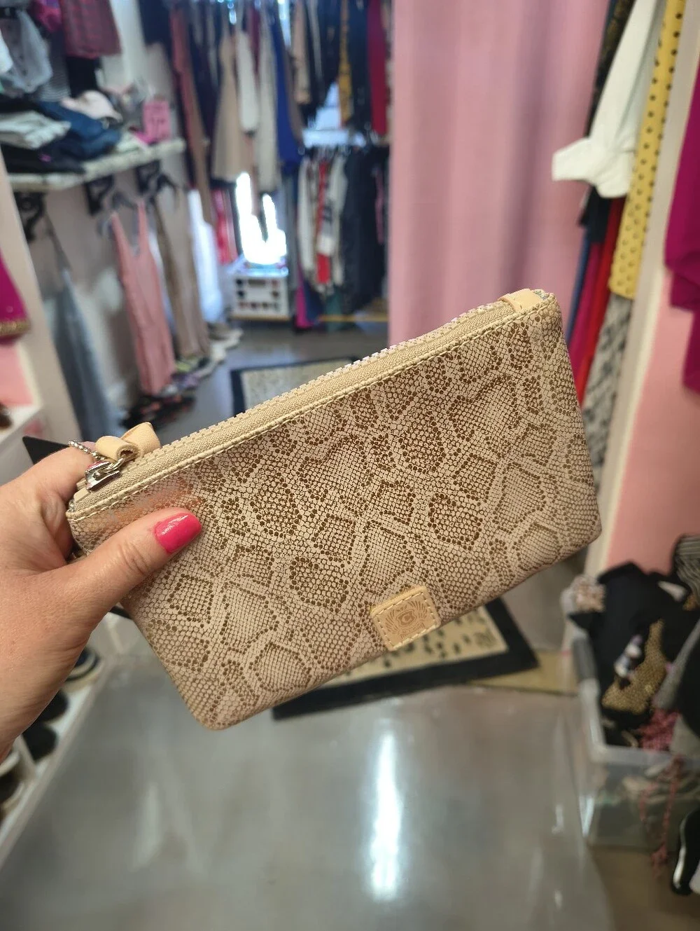 Consuela Leah Combi Wrist Wallet Wristlet NWT